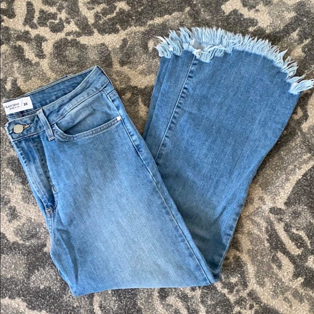 Just Black fringe jeans